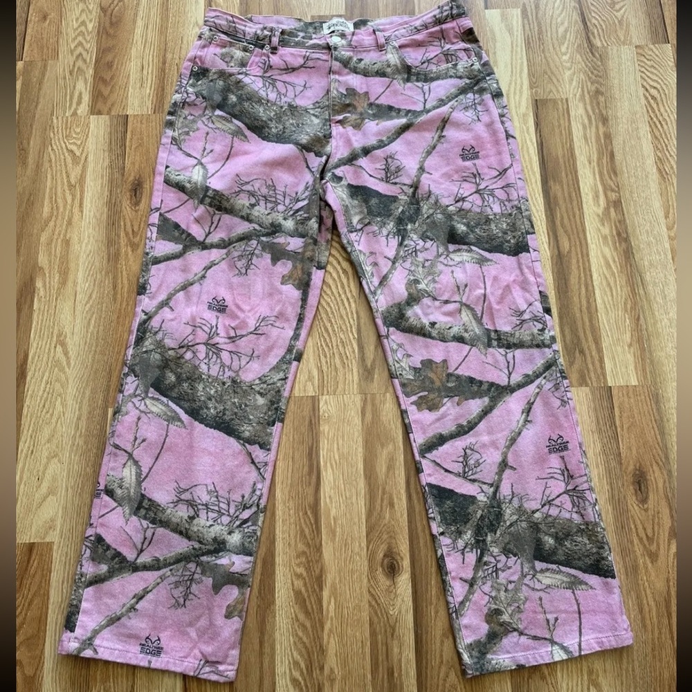 Stussy Realtree Edge Big Ol Jeans - pink - Picture 3 of 8